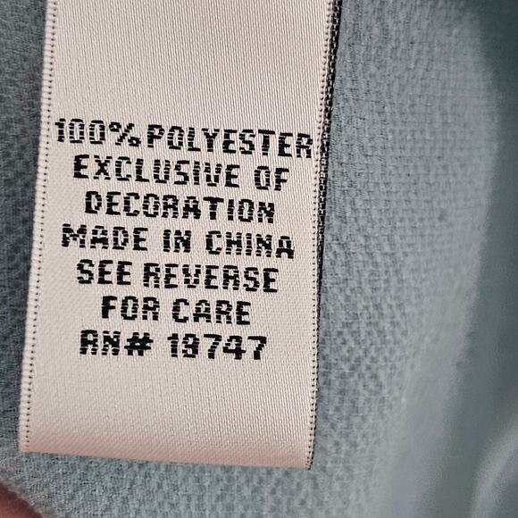 Counterparts Top Size L Pale Blue with Embroidered Trimmed Bell Sleeves - Picture 3 of 8